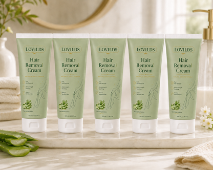 REPAIRSKINS | LOVILDS Painless Depilatory Cream – No Razor Bumps, No Harsh Odor