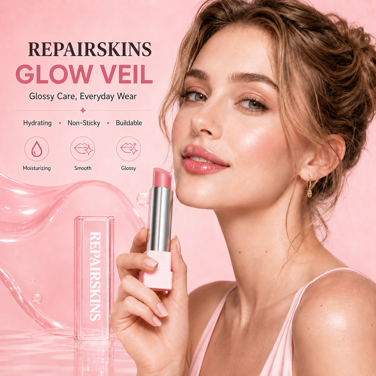 🔥Last Day Buy 1 Get 1 Free| REPAIRSKINS GLOW VEIL LIP SHEEN OIL BALM