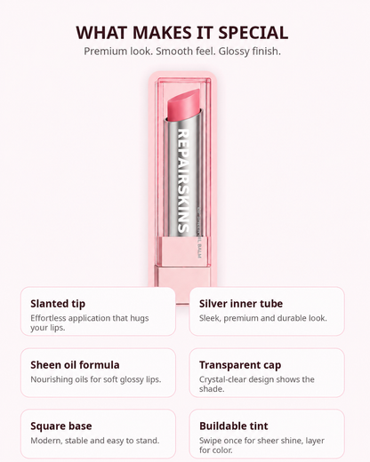🔥Last Day Buy 1 Get 1 Free| REPAIRSKINS GLOW VEIL LIP SHEEN OIL BALM