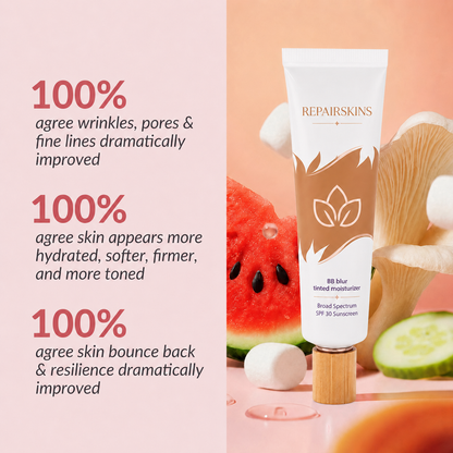 blur tinted moisturizer SPF 30 - instantly brightens, hydrates & smooths your skin