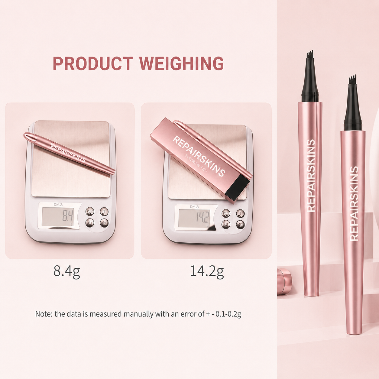 Waterproof Micro-Fork Eyebrow Pencil