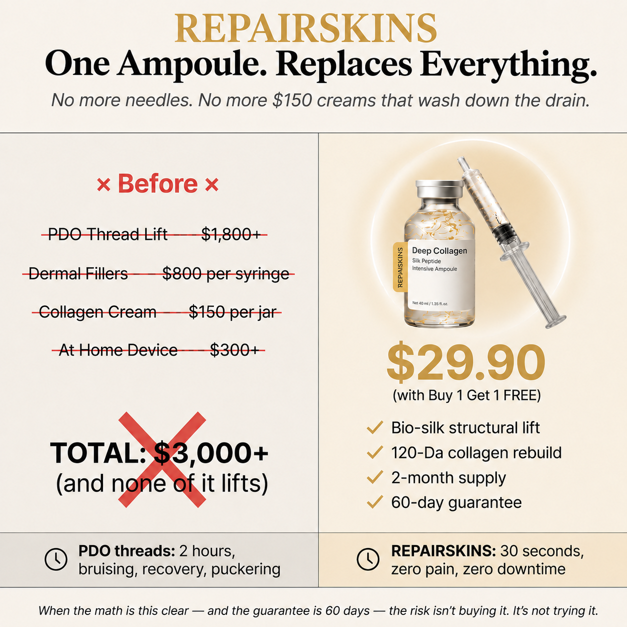🔆Korean Silk Collagen Ampoule