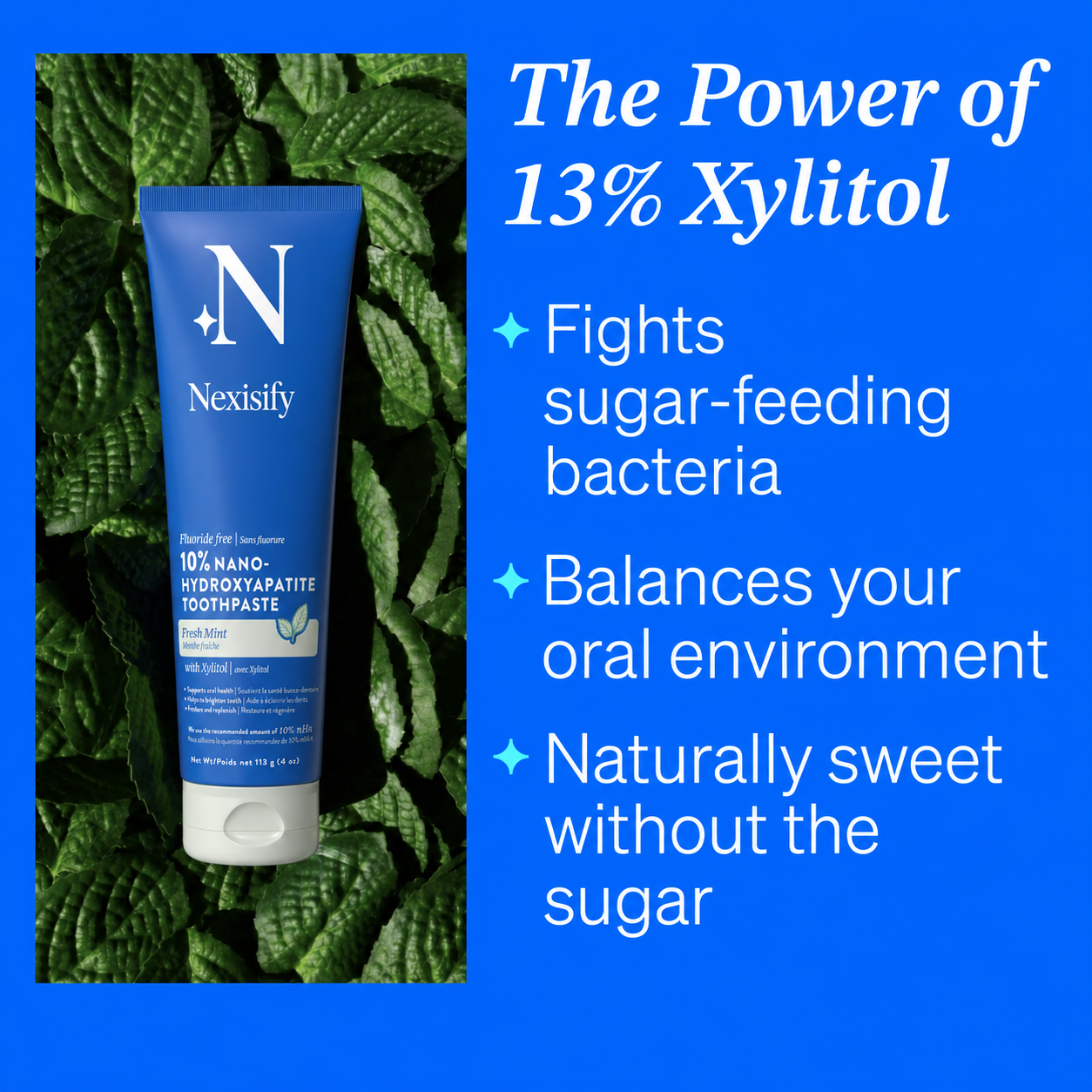🔥LAST DAY 50% OFF!!Nexisify 10% Nano-Hydroxyapatite Toothpaste