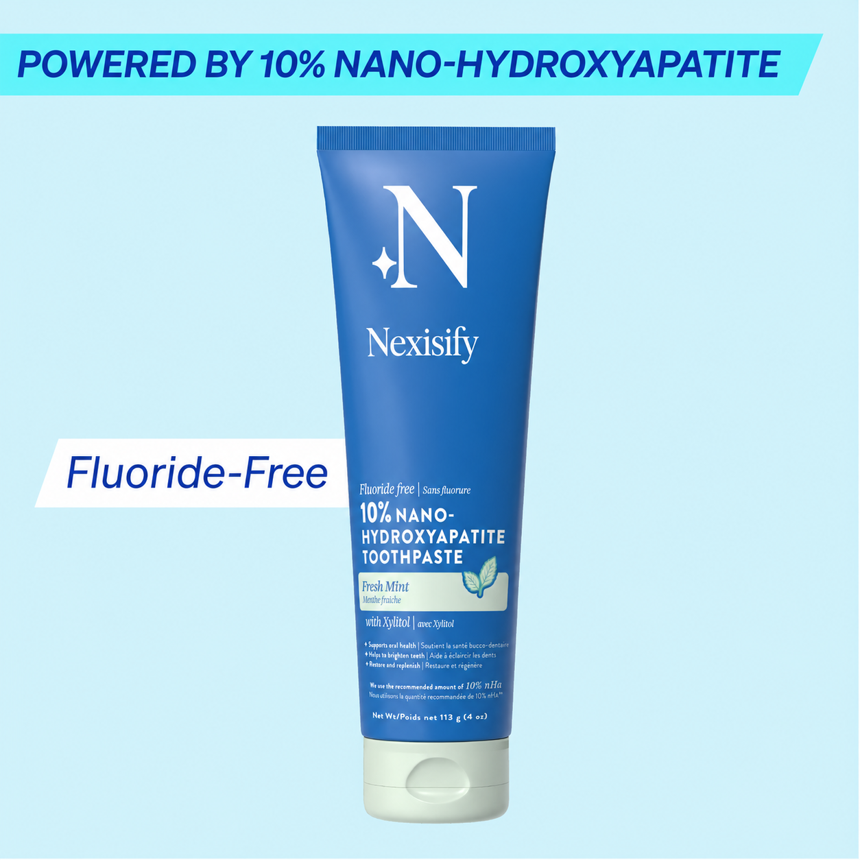 🔥LAST DAY 50% OFF!!Nexisify 10% Nano-Hydroxyapatite Toothpaste