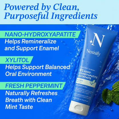 🔥LAST DAY 50% OFF!!Nexisify 10% Nano-Hydroxyapatite Toothpaste
