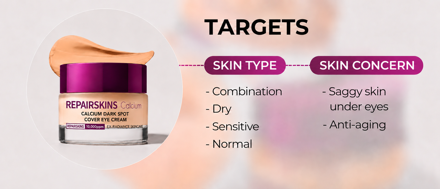 REPAIRSKINS Korean Calcium Dark Spot Eye Cream