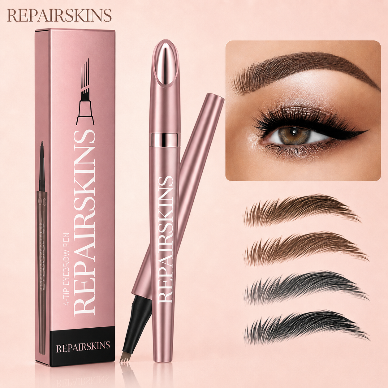 Waterproof Micro-Fork Eyebrow Pencil