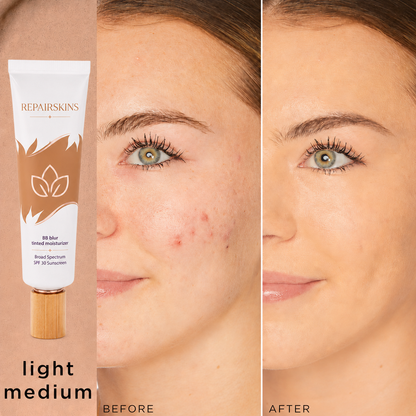 blur tinted moisturizer SPF 30 - instantly brightens, hydrates & smooths your skin