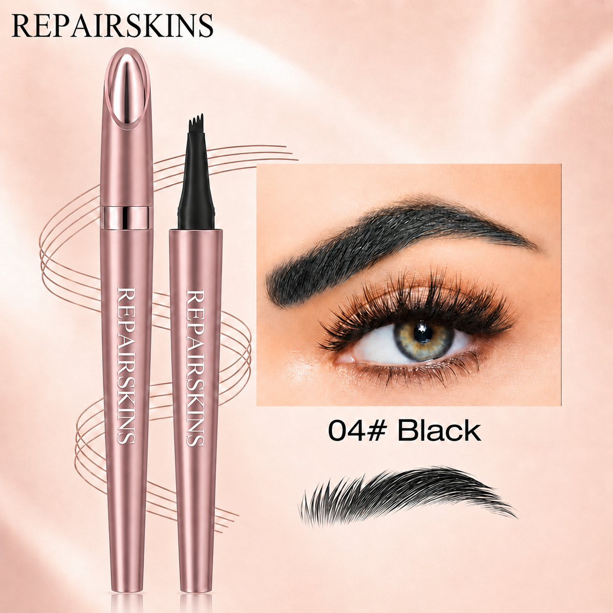 Waterproof Micro-Fork Eyebrow Pencil